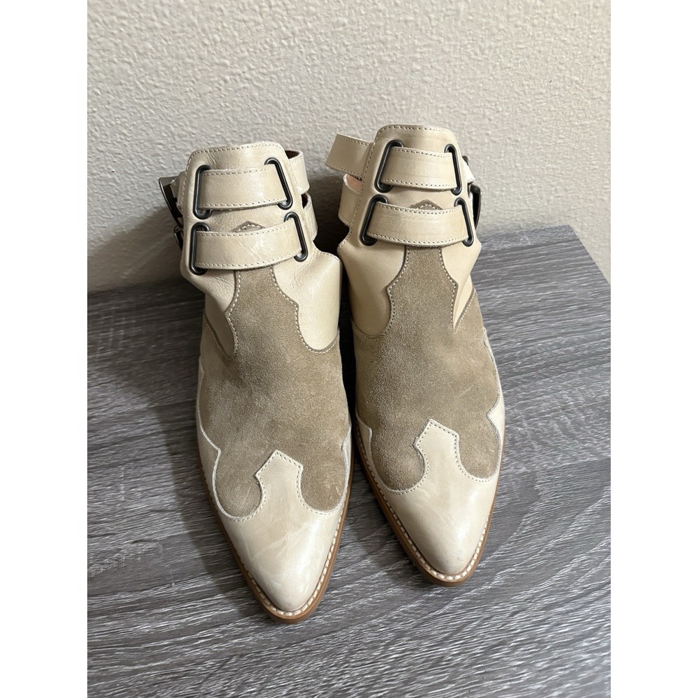 TOPSHOP AUSTIN SUEDE / LEATHER BOOTS Size 9